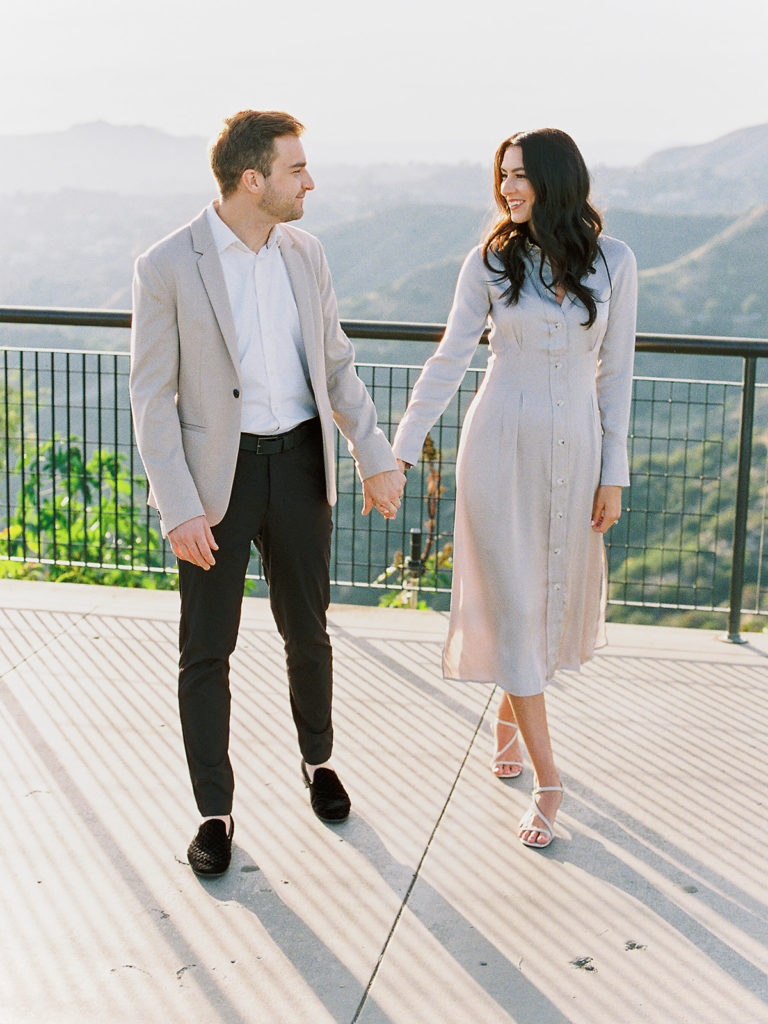 Engagement Shoot at Griffith Observatory Inspired by La La Land by Alora Lani Photography
