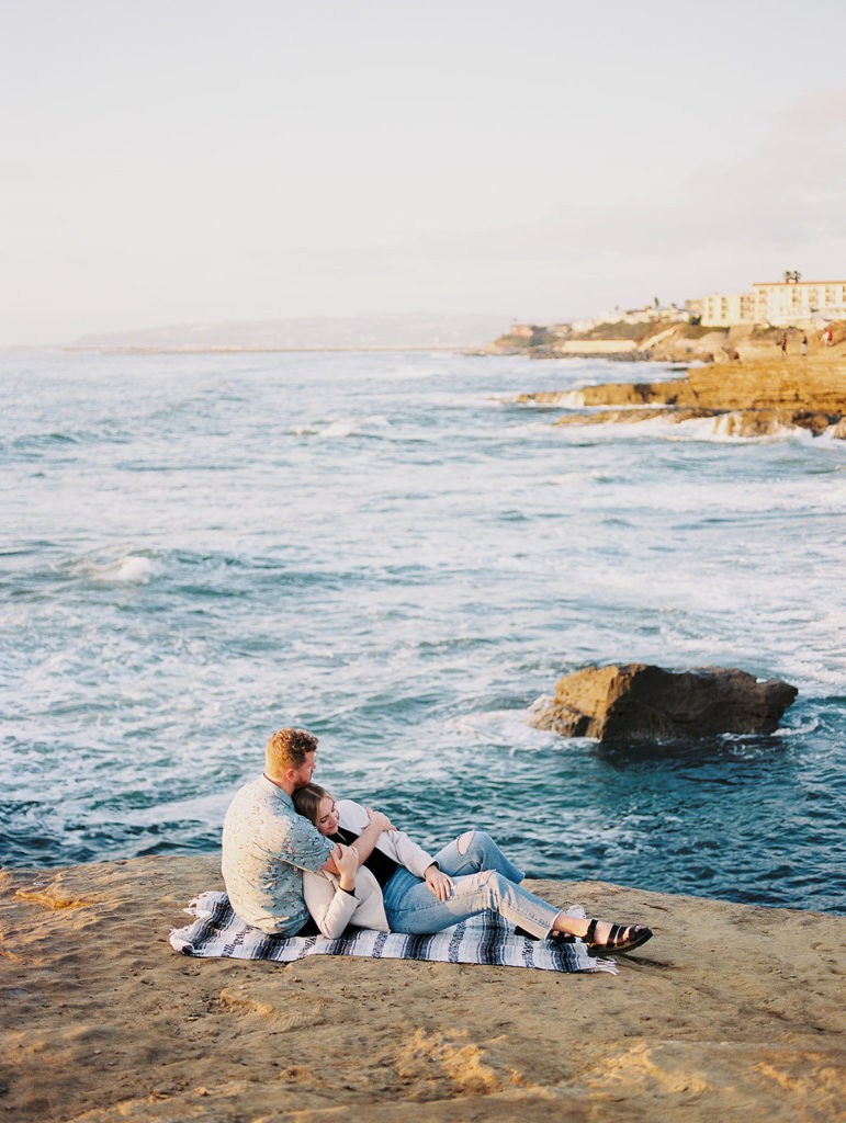 Sunset Cliffs Engagement Shoot | Alora Lani | Fine Art Wedding Photographer