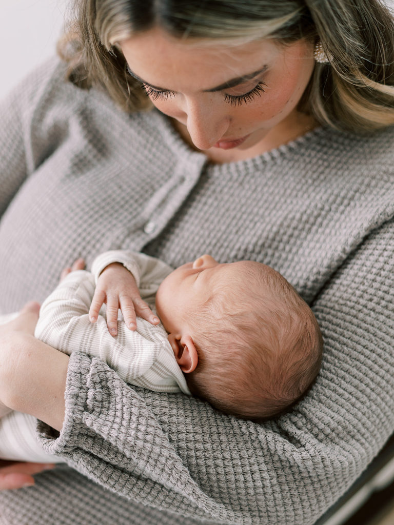 In-home newborn photos by Utah photographer Alora Lani