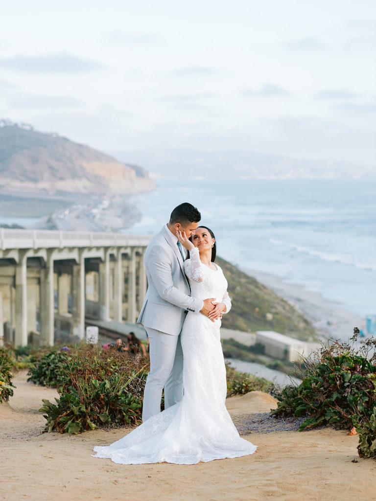 San Diego Beach Formal Wedding Photos | Alora Lani Southern California Wedding Photographer