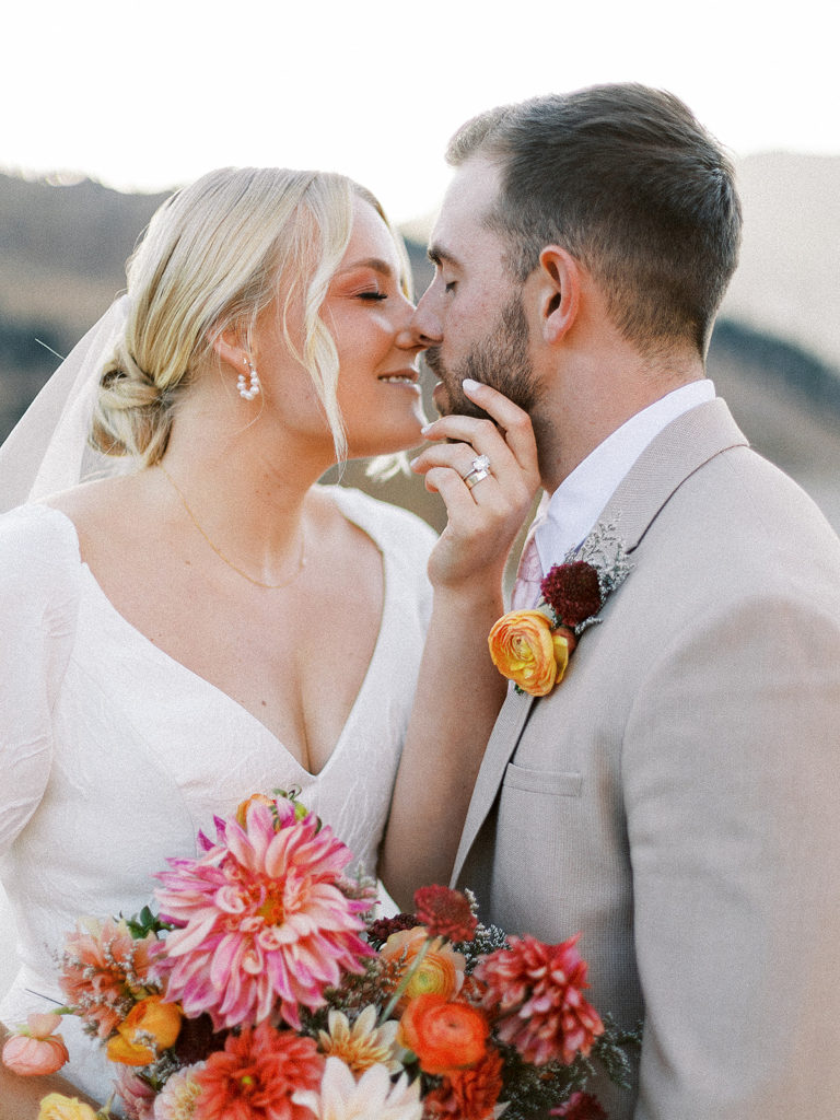 Albion Basin Fall Bridals and Formals With Fall Colors in The Background | Alora Lani | Park City Wedding Photographer